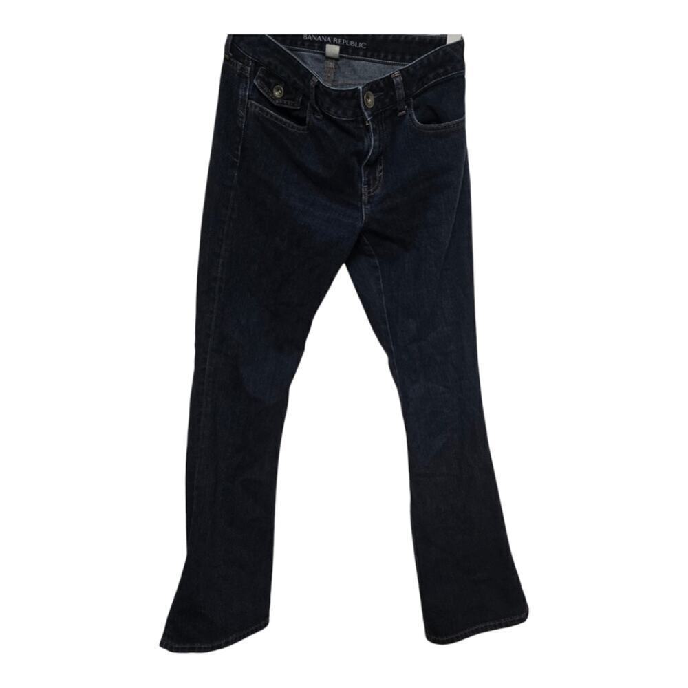 Banana Republic Bootcut Jeans 26P Low Rise Flap Pocket Y2K